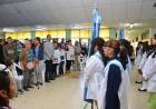 El presidente del Concejo Deliberante Jesús San Martín estuvo en el inicio del ciclo lectivo 2024 de la escuela 172 "Pedro
