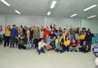 Actividades de los talleres artísticos junto a las y los chicos de la Asociación Civil Alborada
