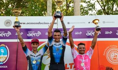 Mauricio Páez se quedó con la primera etapa de La Vuelta de Mendoza 2024