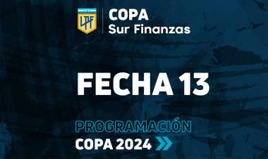 La Liga Profesional de Fútbol de la AFA da a conocer la programación para la fecha 13 de la Copa Sur Finanzas