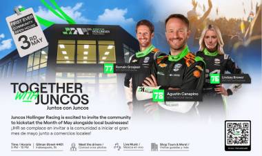Juncos Hollinger Racing (JHR) y la Cámara de Comercio de Speedway tienen el agrado de anunciar “Juntos con Juncos”, 