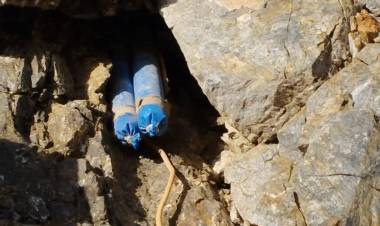 Hallazgo de artefactos explosivos en  Ruta Nacional 40