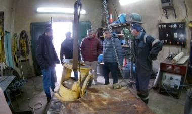 El secretario de Obras y Servicios Públicos de Plaza Huincul visitó la planta Buena Esperanza