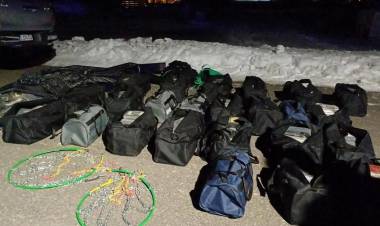 Incautan casi 800 kilos de cocaína en un complejo de cabañas en Neuquén