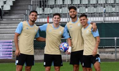 La Selección Olímpica se mete en los Juegos y realiza su primer entrenamiento oficial en Saint Étienne