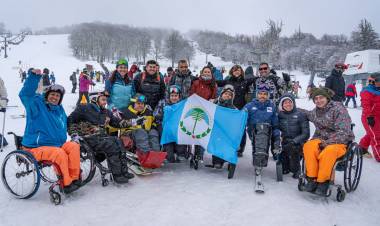 Culminno el Winter Camp, la primera Clínica de Esquí Adaptado de Argentina con la participación de esquiadores e instructores de ski adaptado
