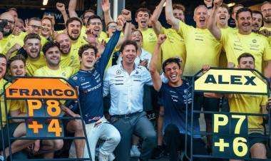  Franco Colapinto y su octavo puesto en Bakú: "Es un sueño hecho realidad, este fin de semana fue increíble"