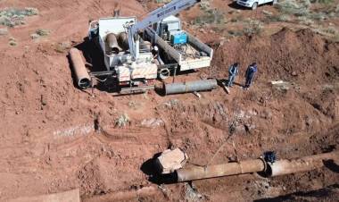 Aceleran las obras del acueducto para la comarca petrolera
