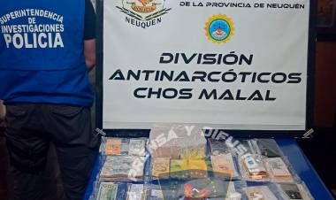 Secuestran seis millones de pesos en estupefacientes