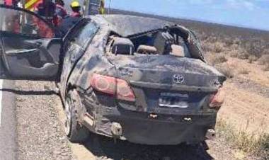 Vuelco sobre Ruta 22: el conductor fue derivado al hospital de Cutral Co