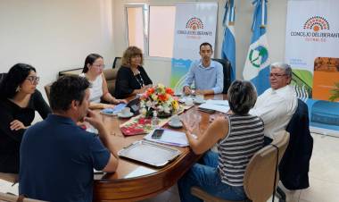 Jesus San Martin se reunio junto al Edemec y funcionarios municipales