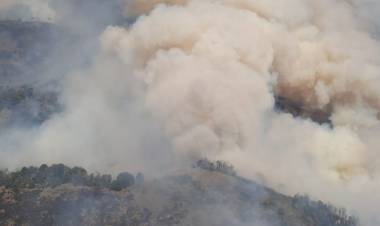 Incendio Valle Magdalena – zona centro del Parque Nacional Lanín