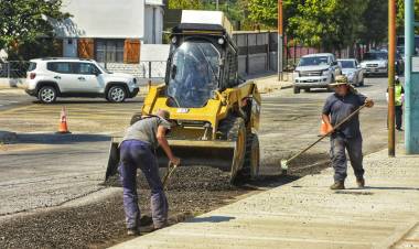 Comenzó la obra de reasfaltado del barrio Central 