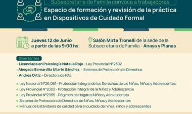 Forman a educadores de los dispositivos de cuidado formal para niños, niñas y adolescentes