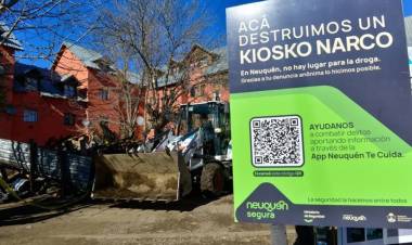 Derribaron en San Martín de los Andes otro aguantadero vinculado al narcotráfico