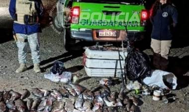 Operativos de control en Las Jaulas y El Chocón