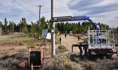 El 100 porciento del paraje Ruca Co fue conectado a la red eléctrica