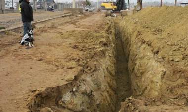 Comenzó la segunda etapa de ampliación de la red cloacal en barrio Norte