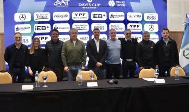 Por primera vez, Neuquén será sede de una fecha de la Copa Davis de Tenis