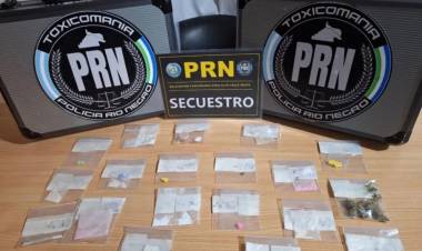 Secuestraron anfetaminas, metanfetaminas, cocaína y marihuana en una fiesta eléctronica en Cipolletti