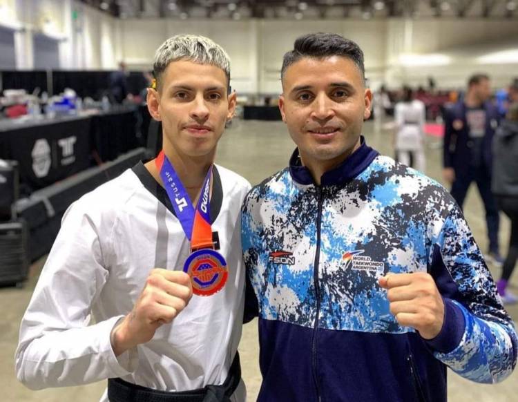 JOSE LUIS ACUÑA, obtuvo la Medalla de Bronce en el Open Internacional G2 de Taekwondo en la Ciudad de Reno, Nevada Estados Unidos, 
