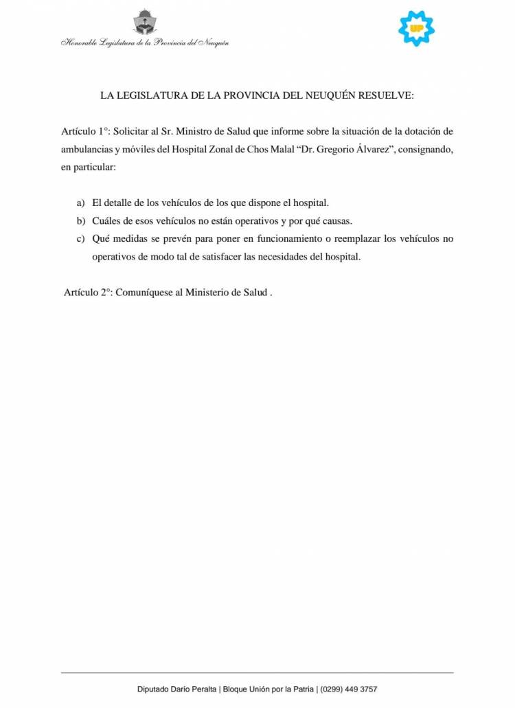 Escasez de profesionales y ambulancias: Críticas al gobernador Figueroa desde Chos Malal