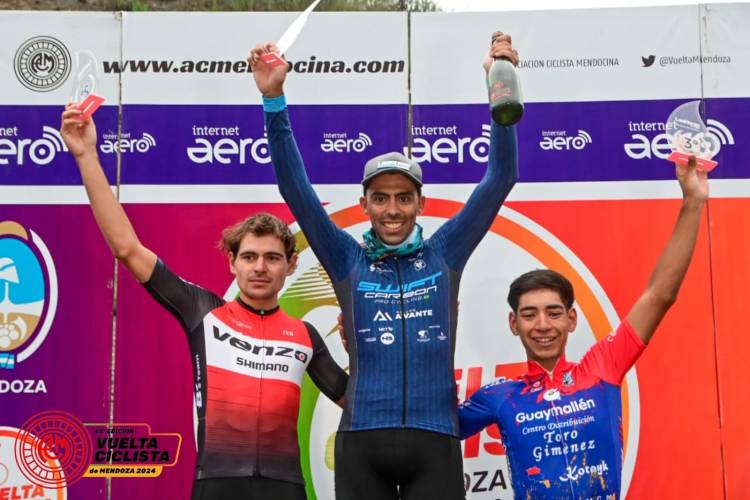 Laureano Rosas se quedo con la quinta etapa de La Vuelta De  Mendoza 2024