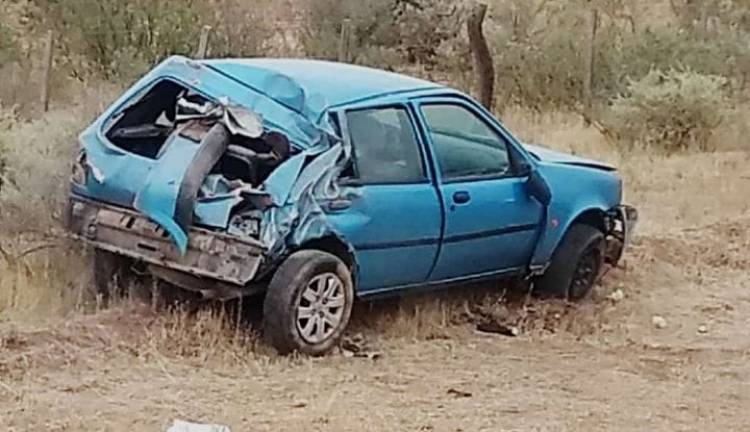 Vuelco sobre ruta 22 km 1304 con dirección a Neuquen