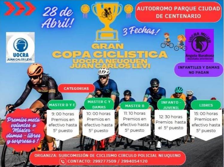 Primera Fecha Copa Ciclistica Juan Carlos Levi (Uocra Neuquen) 