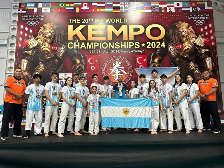Argentina Campeón Mundial en Tradicional KEMPO en Turkia 