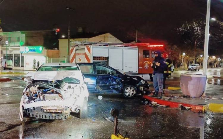 Accidente de tránsito en Plaza Huincul 