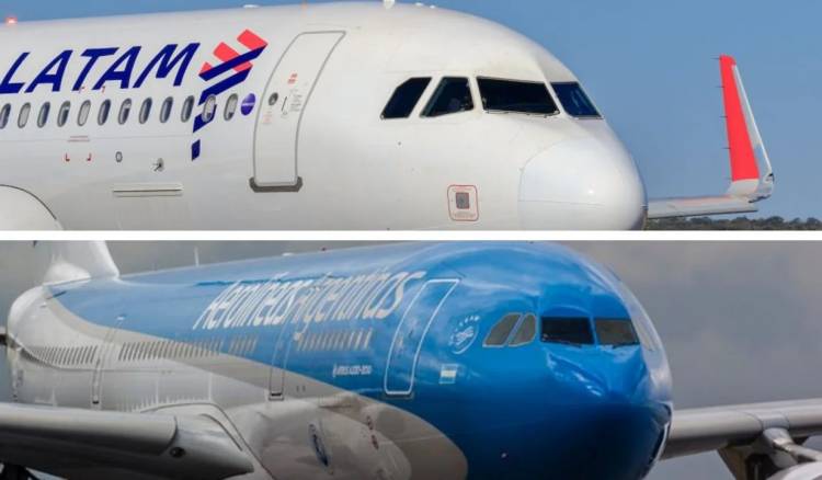 Aerolíneas Argentinas y LATAM inician acuerdo vuelos de código compartido