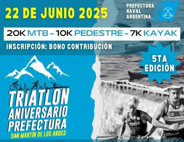 Triatlón en San Martin de los Andes 