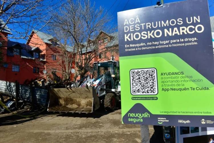 Derribaron en San Martín de los Andes otro aguantadero vinculado al narcotráfico