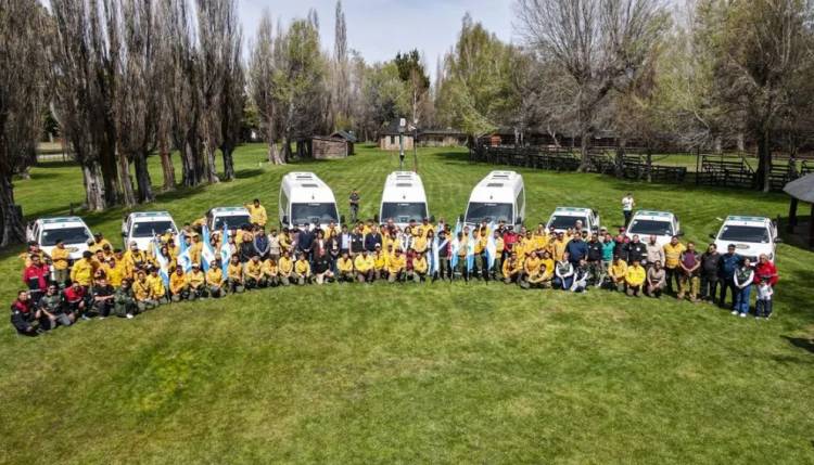 Neuquén equipa a sus brigadistas ante el riesgo inminente de incendios forestales