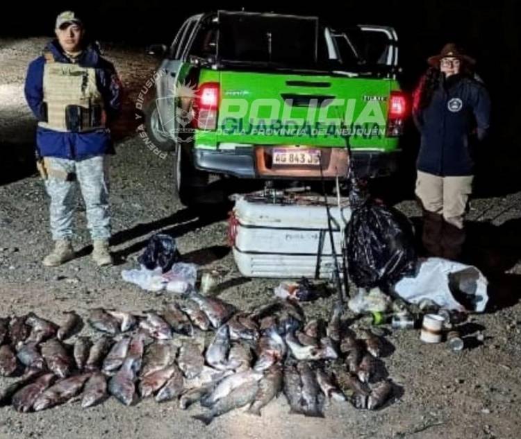 Operativos de control en Las Jaulas y El Chocón
