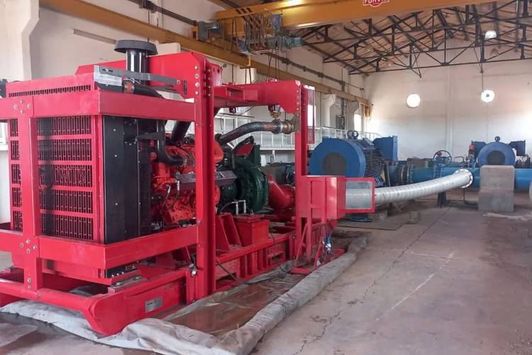 Se puso nuevamente en marcha el acueducto de Barreales