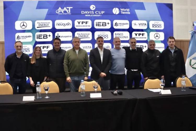 Por primera vez, Neuquén será sede de una fecha de la Copa Davis de Tenis
